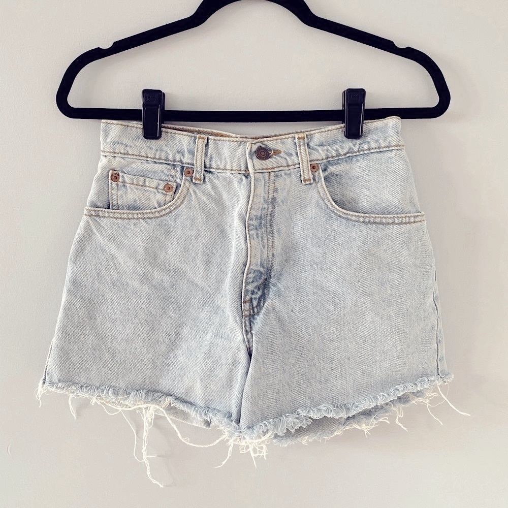 Levi’s High-Waisted Denim Shorts